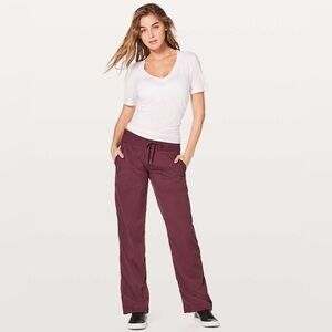 Lululemon Dance Studio Pant III (Regular) (Unlined 32")- Redwood-Size 8